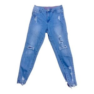 GOGO  High Rise Ankle jeans
